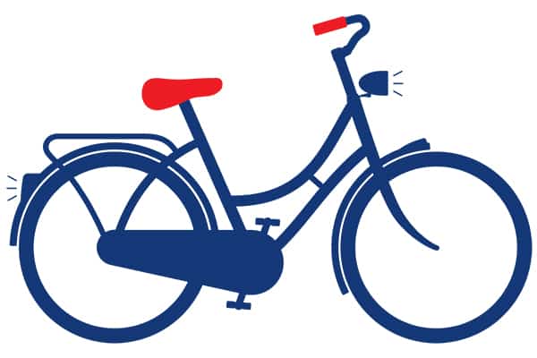 Standaard lease fiets bij EasyFiets, fietsenwinkel in Leiden.
