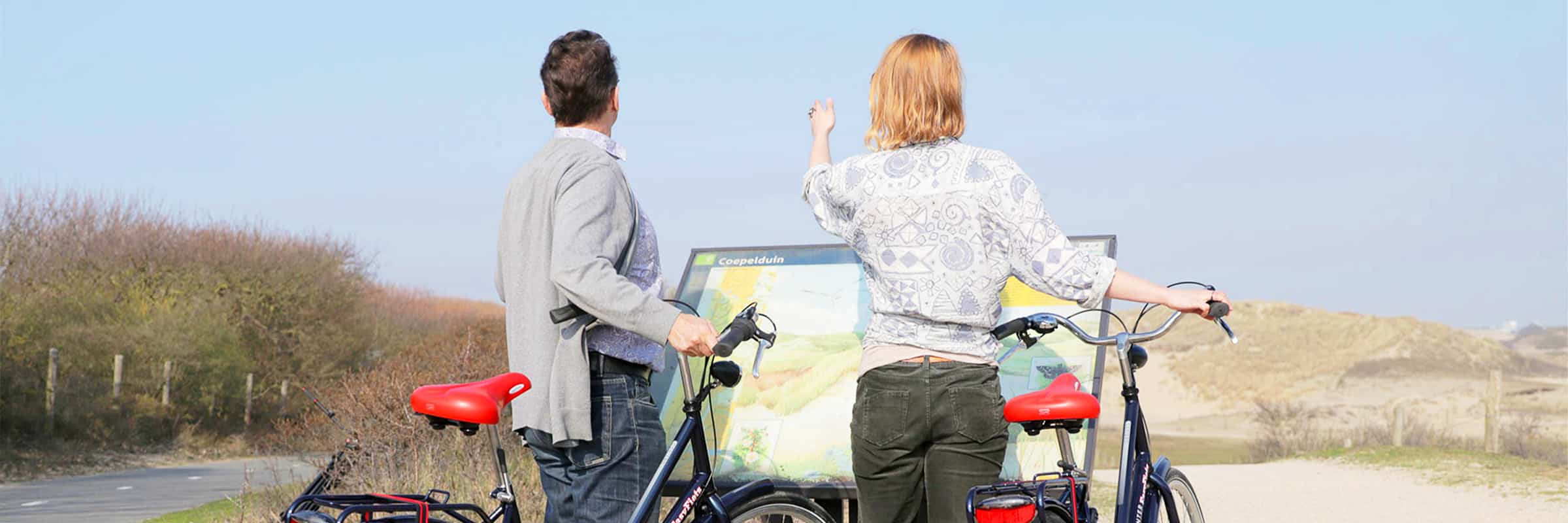 Volg een leuke fietsroute door Katwijk. Fietsverhuur EasyFiets in Leiden verhuurt stadsfietsen, elektrische fietsen, tandems en (elektrische) bakfietsen.